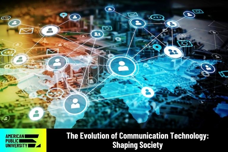 Digital globe image with communication icons