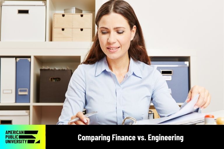 finance-vs-engineering student comparing finance vs. engineering
