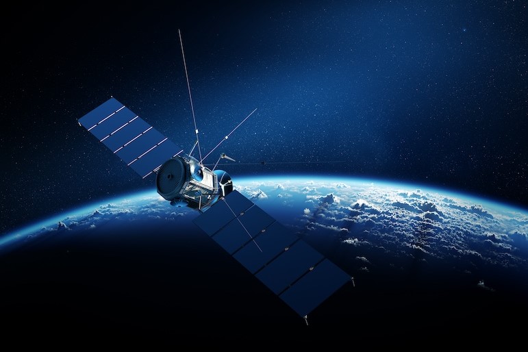 satellite in space