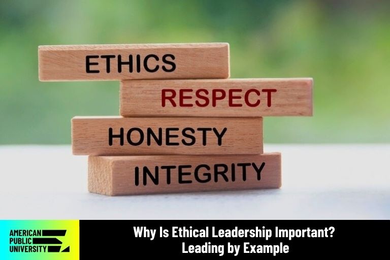 ethical leadership terms on blocks