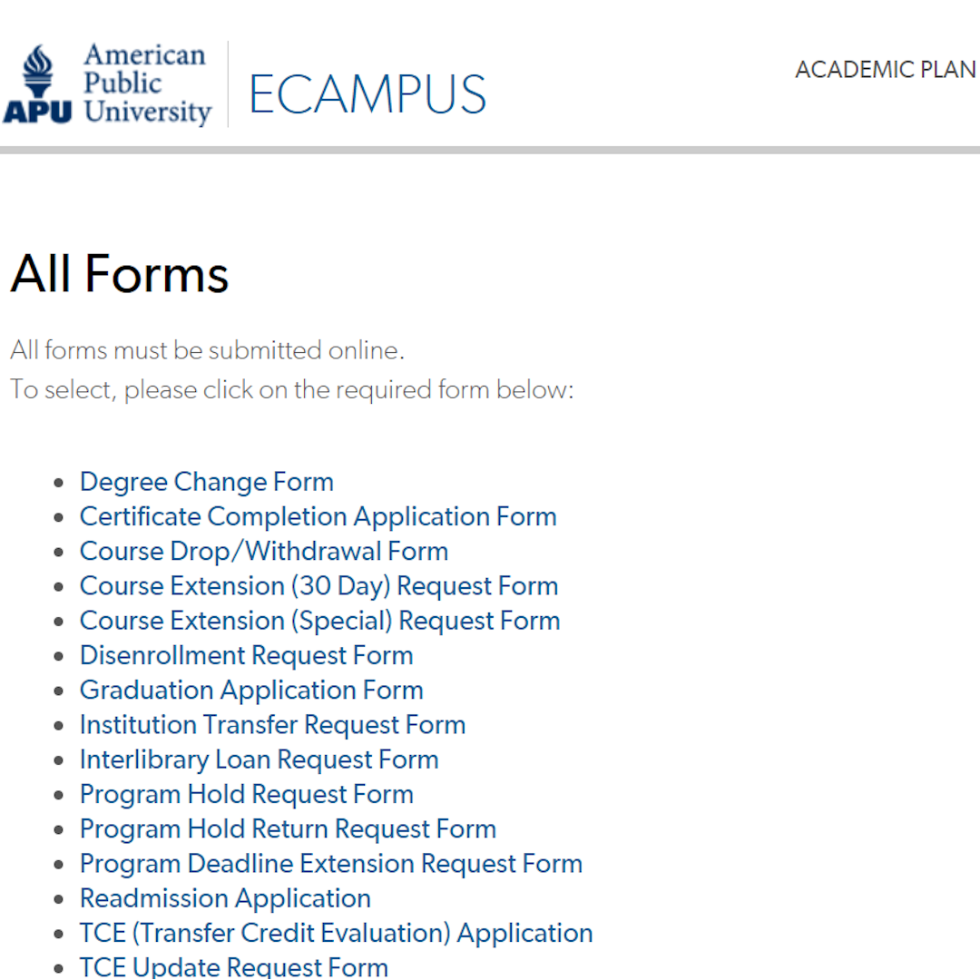 Readmission Application Form